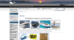 Desktop Screenshot of navtikasport.com